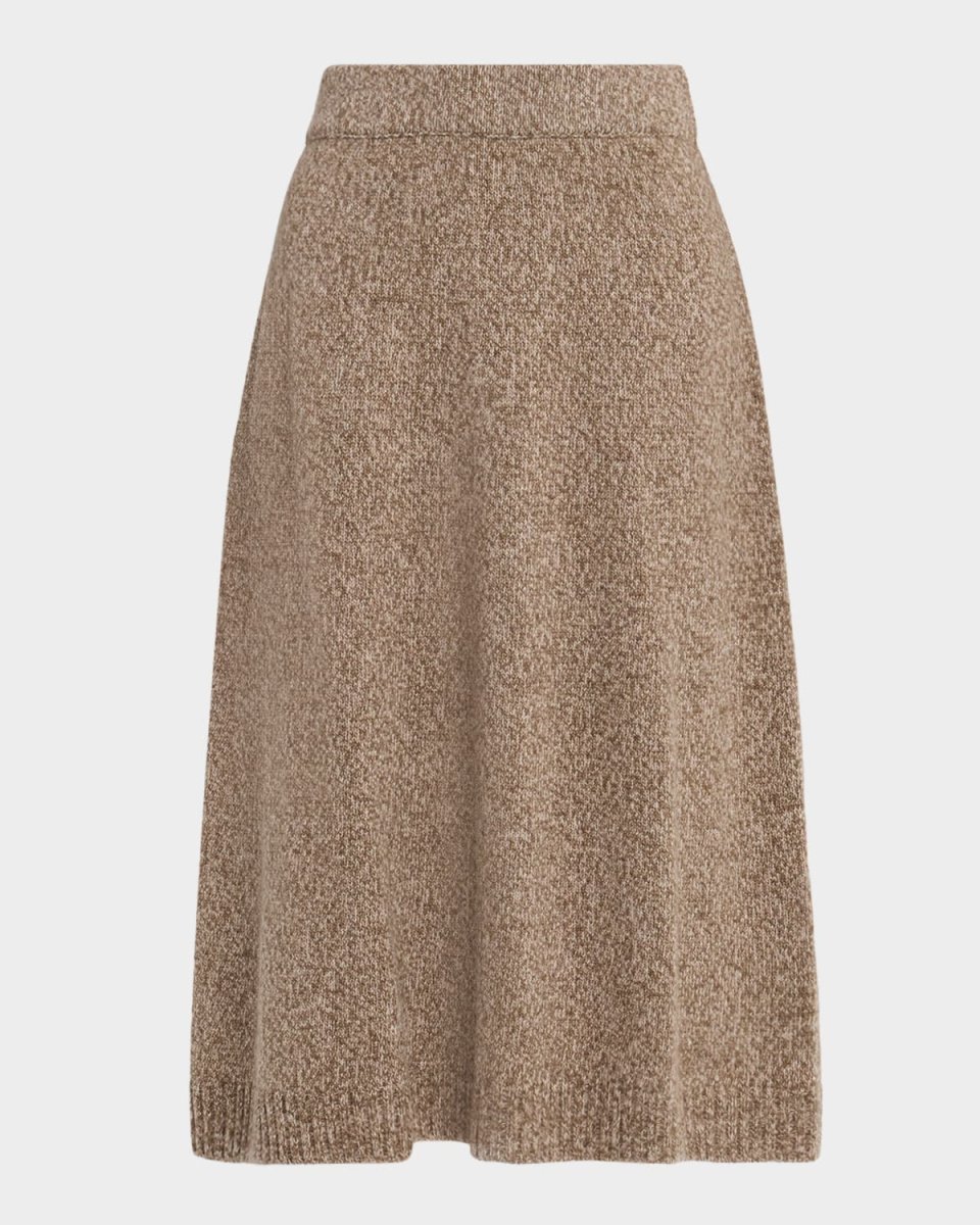 Barnaba Wool Knit Midi Skirt